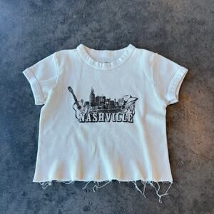 Vintage Y2k John Gott Waffle Knit Nashville Tennessee Country Graphic Tee M